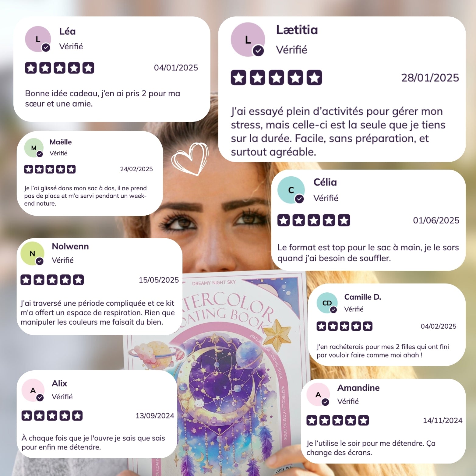 Kit anti-stress créatif - Clarodery